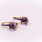 Boucles d'oreilles MIMI Milano Happy - Boucles d'oreilles en or rose 18 ct, saphirs et améthyste 58 Facettes D363774UZ