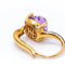Boucles d'oreilles MIMI Milano Happy - Boucles d'oreilles en or rose 18 ct, saphirs et améthyste 58 Facettes D363774UZ
