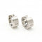 Boucles d'oreilles VETO - Boucles d’oreilles en acier 316L et diamants 58 Facettes D363919SO