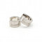 Boucles d'oreilles VETO - Boucles d'oreilles en acier 316L serties de diamants 0,10 ct 58 Facettes D363917SO