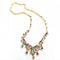 Collier Collier couronne en or jaune 18 carats avec diamants et pierres précieuses 58 Facettes D364207LF