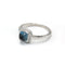 Bague 54 FRED Pain de Sucre - Bague en or blanc 750 avec topaze et diamants 58 Facettes 260059R