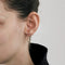 Boucles d'oreilles Dormeuses anciennes en or jaune 18 carats avec perles 58 Facettes