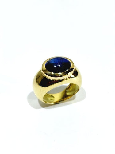 Bague 52 Bague jonc en or jaune 18 carats et tanzanite 58 Facettes 1714171
