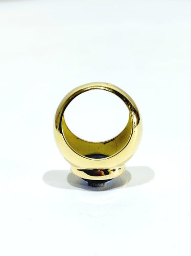 Bague 52 Bague jonc en or jaune 18 carats et tanzanite 58 Facettes 1714171