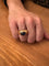 Bague 52 Bague jonc en or jaune 18 carats et tanzanite 58 Facettes 1714171