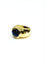 Bague 52 Bague jonc en or jaune 18 carats et tanzanite 58 Facettes 1714171