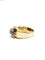 Bague 57 Bague tank Art déco en or rose 18 carats, platine et diamants 58 Facettes 1714213