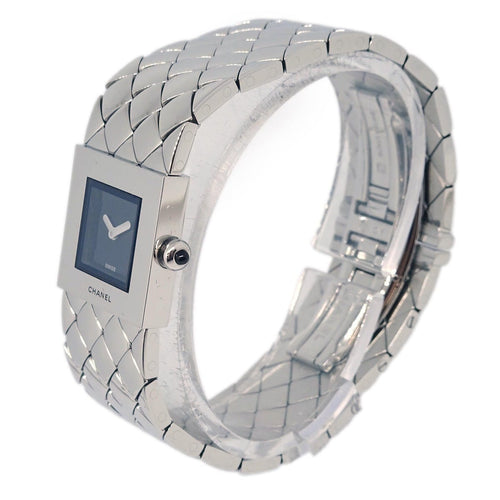 Montre Chanel Matelasse - Montre quartz en acier inoxydable 58 Facettes riepxh