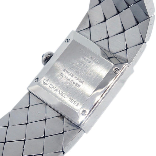 Montre Chanel Matelasse - Montre quartz en acier inoxydable 58 Facettes riepxh