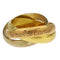 Bague 48 Cartier Trinity - Bague en or tricolore 18K 58 Facettes r1ofo6