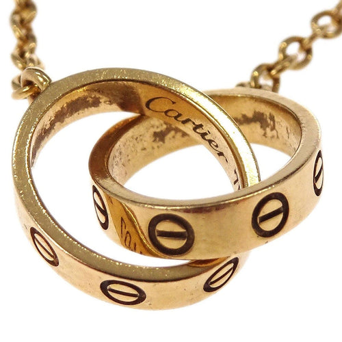 Collier Cartier Love - Collier Interlocking en or rose 58 Facettes celcq1c2a9