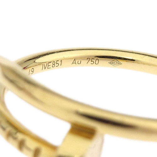 Bague 49 Cartier Juste un Clou - Bague en or jaune 18K 58 Facettes j7kmu23glp
