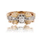 Bague 52 Bague ancienne nœud en or rose 18 carats et diamants 58 Facettes 25-011
