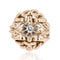 Bague 58 Bague vintage entrelacée en or jaune 18 carats et diamant 58 Facettes 25-017