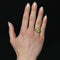Bague 54 Augis - Bague « Plus qu’hier moins que demain » en or jaune et diamant 58 Facettes CV131