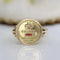 Bague 54 Augis - Bague « Plus qu’hier moins que demain » en or jaune et diamant 58 Facettes CV131