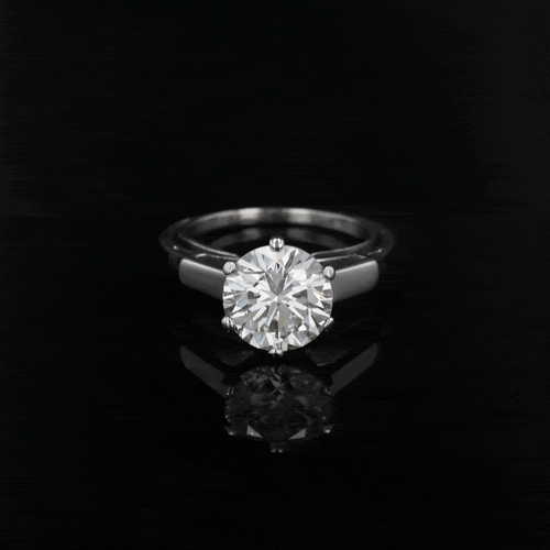 Bague 50 Bague solitaire Art déco en or blanc avec diamant 58 Facettes 24-261
