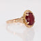 Bague 56 Bague vintage en or rose 18 carats et rubis 58 Facettes 24-063