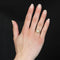 Bague 52 Bague ancienne en or rose 18 carats, saphir jaune et perles fines 58 Facettes 24-157