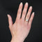 Bague 53 Bague opale ronde et diamants en or blanc 18 carats 58 Facettes 24-121