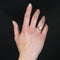 Bague 53 Bague opale ronde et diamants en or blanc 18 carats 58 Facettes 24-121