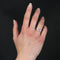 Bague 52 Bague coussin en or blanc 18 carats, saphir rose et diamants 58 Facettes 24-153
