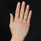 Bague 60 Bague Art déco pavée de diamants en or blanc et platine 58 Facettes 23-367