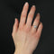 Bague 60 Bague Art déco pavée de diamants en or blanc et platine 58 Facettes 23-367
