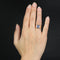 Bague 49 Bague chevalière en or jaune 18 carats et platine au saphir 58 Facettes 23-260