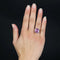 Bague 50 Bague rétro - Kunzite en or jaune 18 carats 58 Facettes 23-257