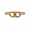 Bague 62 Bague chaîne à boucles entrelacées en or jaune 18 carats 58 Facettes 23-217