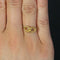 Bague 62 Bague chaîne à boucles entrelacées en or jaune 18 carats 58 Facettes 23-217