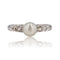 Bague 51 Bague ancienne en or blanc 18 carats, perle et diamants 58 Facettes 23-182