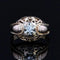 Bague 53 Bague vintage en or rose 18 carats et diamant 58 Facettes 22-263