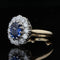 Bague 50 Bague Pompadour en or jaune 18 carats, saphir et diamants 58 Facettes 22-148