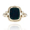 Bague 54 Bague ancienne en or jaune 18 carats et jaspe sanguin 58 Facettes 22-059