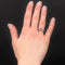 Bague 50 Bague saphir rose et diamants en or blanc 18 carats 58 Facettes 21-833