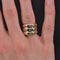 Bague 53 Bague jonc trois ors 18 carats et 3 diamants 58 Facettes 22-004