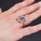 Bague 51 Bague Napoléon III en or jaune 18 carats, saphir et diamants 58 Facettes 21-370