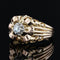 Bague 55 Bague vintage ajourée en or jaune 18 carats et diamant 58 Facettes 21-340B