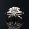 Bague 54 Bague vintage en or rose et or blanc 18 carats, diamant 58 Facettes 21-384
