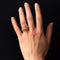 Bague 54 Bague dôme en or jaune 18 carats, platine et diamants 58 Facettes 20-031-55