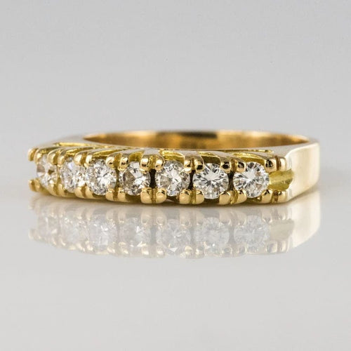 Bague 51 Bague jarretière en or jaune 18 carats et diamants 58 Facettes 19-339A-52