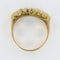 Bague 51 Bague jarretière en or jaune 18 carats et diamants 58 Facettes 19-339A-52