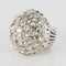 Bague 53 Bague cocktail en or blanc 18 carats et diamants 58 Facettes 19-588-51