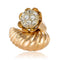 Bague 53 Bague couture en or jaune 18 carats et diamants 58 Facettes 19-360-57