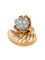 Bague 53 Bague couture en or jaune 18 carats et diamants 58 Facettes 19-360-57