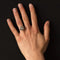 Bague 53 Bague ronde dentelle en platine et diamants 58 Facettes 20-086-55