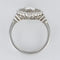 Bague 53 Bague ronde dentelle en platine et diamants 58 Facettes 20-086-55